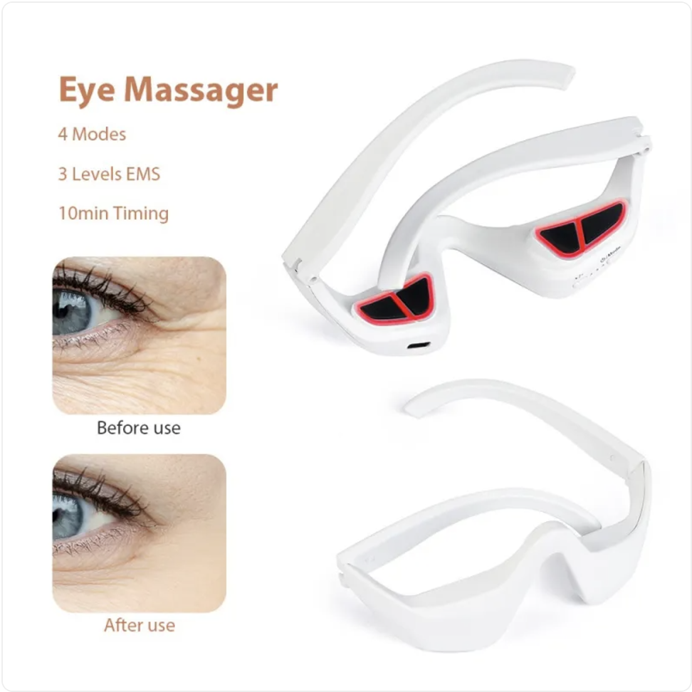 Gafas de fototerapia con luz roja